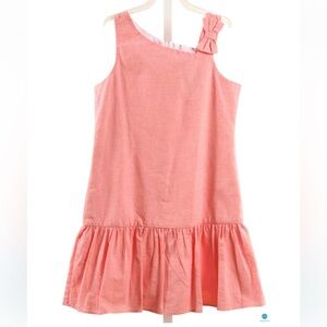 Florence Eiseman Coral One-Shoulder Bow Dress NWT SZ 8